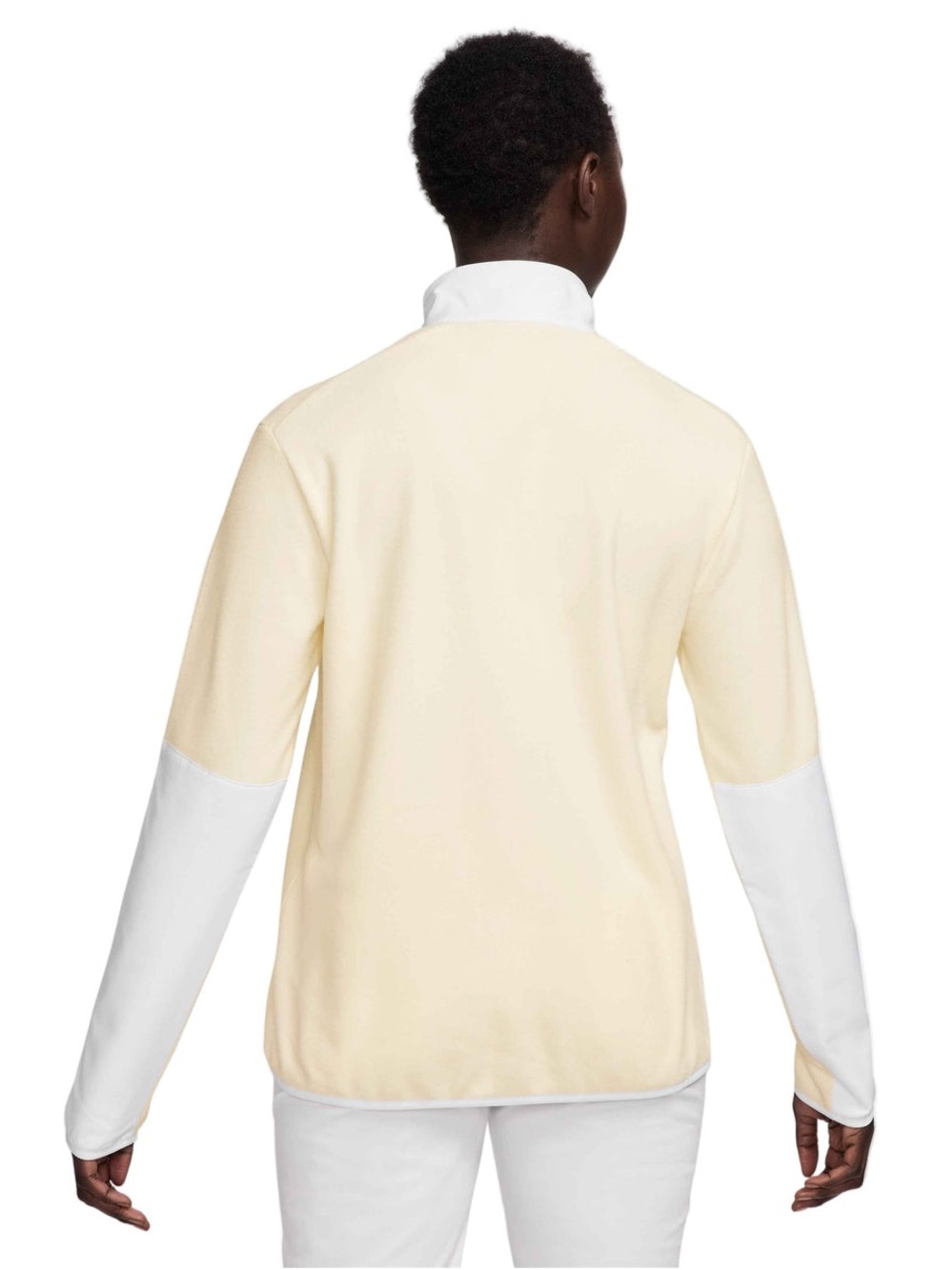 Nike Therma-FIT Victory Pale Ivory Half-Zip Golf Pullover Top Women’s Size L - Picture 2 of 7